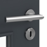 Detailansicht der Oberfläche von Anthrazit RAL 7016 LA 9 Basic Lack Innentür - Huga