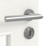 Detailansicht der Oberfläche von Weiß ähnlich RAL 9016 LA 9 Mattlack Basic Innentür - Huga