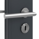 Detailansicht der Oberfläche von Anthrazit RAL 7016 DIN-LA Basic Lack Innentür - Huga