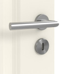 Detailansicht der Oberfläche von HUGA Innentür Piano 4 Weißlack Classic