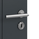 Detailansicht der Oberfläche von Signum 22 Basic Lack Anthrazit RAL 7016 Innentür - Huga