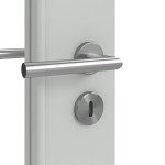 Detailansicht der Oberfläche von Groove 23 LA 8 ProLine Lack Grau RAL 7035 Innentür - Hörmann