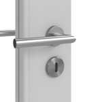 Detailansicht der Oberfläche von Groove 29 LA 8 ProLine Lack Grau RAL 7035 Innentür - Hörmann
