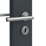 Detailansicht der Oberfläche von Groove 31 LA 27 ProLine Lack Anthrazit RAL 7016 Innentür - Hörmann