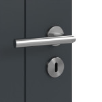 Detailansicht der Oberfläche von Signum 54 Basic Lack Anthrazit RAL 7016 Innentür - Huga