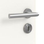 Detailansicht der Oberfläche von HUGA Innentür Cava 15 Weißlack Dekor ähnl. RAL 9016 Durat Concept