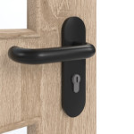 Detailansicht der Oberfläche von GARANT Rauchschutztür Authentic Eiche GCK08 mit Lichtausschnitt LA-11