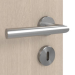 Detailansicht der Oberfläche von GARANT Schallschutztür Authentic Akazie GCK08