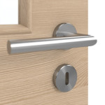 Detailansicht der Oberfläche von GARANT Schallschutztür Quer Authentic Achat GCK08 mit Lichtausschnitt LA-11