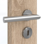 Detailansicht der Oberfläche von GARANT Schallschutztür Authentic Eiche GCK08 mit Lichtausschnitt LA-2