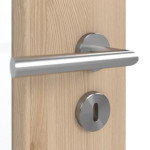 Detailansicht der Oberfläche von GARANT Schallschutztür Authentic Achat CePaL mit Lichtausschnitt LA-6