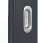 Detailansicht der Oberfläche von Schiebetür Anthrazit RAL 7016 Lack LA 27 Basic - Huga