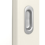 Detailansicht der Oberfläche von Piano 5 LA 3 Sprosse 2/3 Classic Weißlack Schiebetür - Huga