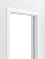 Detailbild von Schiebetürsystem PortaLit Esche Weiß Pore ES242 in der Wand laufend - Westag