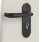 Detailansicht der Oberfläche von Innentür-Set Stahl mit Feuerschutzfunktion T90-1 FSA-62 mit Rechteckverglasung Ausschnitt 1 inkl. Eckzarge - Teckentrup