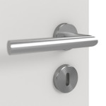 Detailansicht der Oberfläche von GARANT Wärmeschutztür 0160-60 Silver Grey CePaL