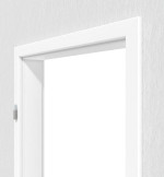 Detailansicht von Esche Weiß ES 242 PortaLit Zarge (Rundkante) - Westag