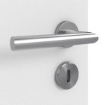 Detailbild der Oberfläche von Bütte Weiß LA 10 Basic Durat Innentür - Huga