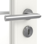 Detailbild der Oberfläche von Weiß RAL 9016 LA 27 Basic Durat Innentür - Huga
