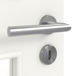 Detailbild der Oberfläche von Weiß RAL 9016 LA 9 Basic Durat Innentür - Huga