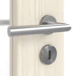 Detailbild der Oberfläche von Lärche lasiert LA 11 Basic Durat Innentür - Huga