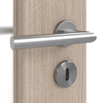 Detailbild der Oberfläche von Eiche grau LA 11 Basic Durat Innentür - Huga