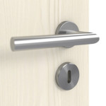 Detailbild der Oberfläche von Lärche lasiert LA 5 Basic Durat Innentür - Huga