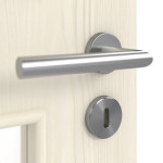 Detailbild der Oberfläche von Lärche lasiert LA 9 Basic Durat Innentür - Huga