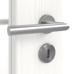 Detailbild der Oberfläche von Pino Weiß DIN-LA Basic Durat Innentür - Huga