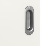 Detailbild der Oberfläche von Weiß ähnlich RAL 9016 LA 10 Basic Lack Schiebetür - Huga