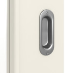 Detailbild der Oberfläche von Weiß ähnlich RAL 9010 LA 11 Basic Lack Schiebetür - Huga