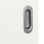 Detailbild der Oberfläche von Weiß ähnlich RAL 9016 LA 5 Basic Lack Schiebetür - Huga