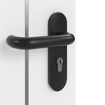 Detailansicht der Oberfläche von GARANT Brandschutztür T30 Aura 850 Matt Weißlack 9016 G-TEC