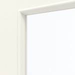 Detailansicht des Lichtausschnitts von GARANT Brandschutztür T30 Pearl White 0105-60 CePaL mit Lichtausschnitt LA-6