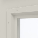 Detailansicht des Lichtausschnitts von Innentür-Set Stahl mit Feuerschutzfunktion STU/STS T90-1 mit LA-B2 inkl. 2-schaliger Umfassungszarge - Hörmann
