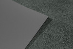 Detailansicht von Ober- und Untermaterial von Fußmatte ColourLine 047 dunkelgrau 85 x 150 cm - Entrada