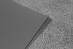 Detailansicht von Ober- und Untermaterial von Fußmatte ColourLine 012 grau 85 x 150 cm - Entrada
