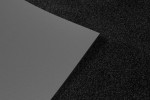 Detailansicht von Ober- und Untermaterial von Fußmatte ColourLine 875 schwarz 85 x 150 cm - Entrada