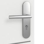 Detailansicht der Oberfläche von GARANT Wohnungseingangstür Aura 832 Matt Weißlack 9016 G-TEC