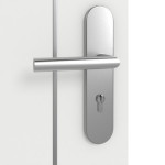 Detailansicht der Oberfläche von GARANT Wohnungseingangstür Aura 851 Matt Weißlack 9016 G-TEC