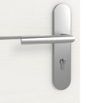 Detailansicht der Oberfläche von GARANT Wohnungseingangstür Corona 731 Quer Authentic Bianco CePaL