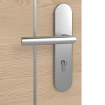 Detailansicht der Oberfläche von GARANT Wohnungseingangstür Corona 750 Quer Authentic Achat CePaL