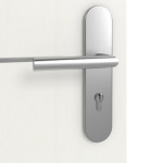 Detailansicht der Oberfläche von GARANT Wohnungseingangstür Corona 831 Authentic Bianco CePaL