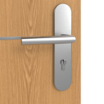 Detailansicht der Oberfläche von GARANT Wohnungseingangstür Corona 831 Eiche Premium CePaL