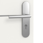 Detailansicht der Oberfläche von GARANT Wohnungseingangstür Corona 831 Weißlack 9016 CePaL
