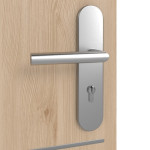 Detailansicht der Oberfläche von GARANT Wohnungseingangstür Corona 832 Authentic Achat CePaL