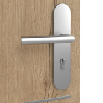 Detailansicht der Oberfläche von GARANT Wohnungseingangstür Corona 832 Authentic Risseiche CePaL