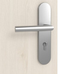 Detailansicht der Oberfläche von GARANT Wohnungseingangstür Corona 833 Authentic Perl CePaL