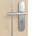 Detailansicht der Oberfläche von GARANT Wohnungseingangstür Corona 851 Authentic Sand CePaL