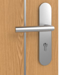 Detailansicht der Oberfläche von GARANT Wohnungseingangstür Corona 851 Eiche Premium CePaL